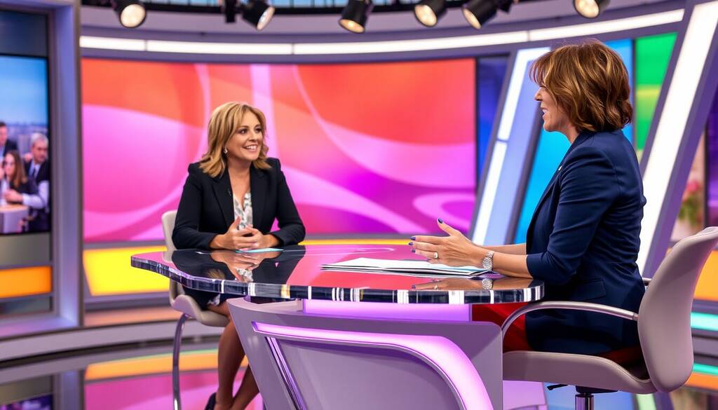 Luxuria risponde a Lucarelli: il volto di d'Urso tra polemiche e programmi di intrattenimento disinibito